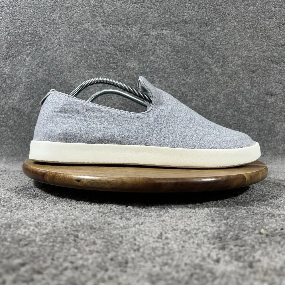 Allbirds Wool Loungers WL Mens Sz 11 Gray Woven Casual Slip On Loafer Shoes Used